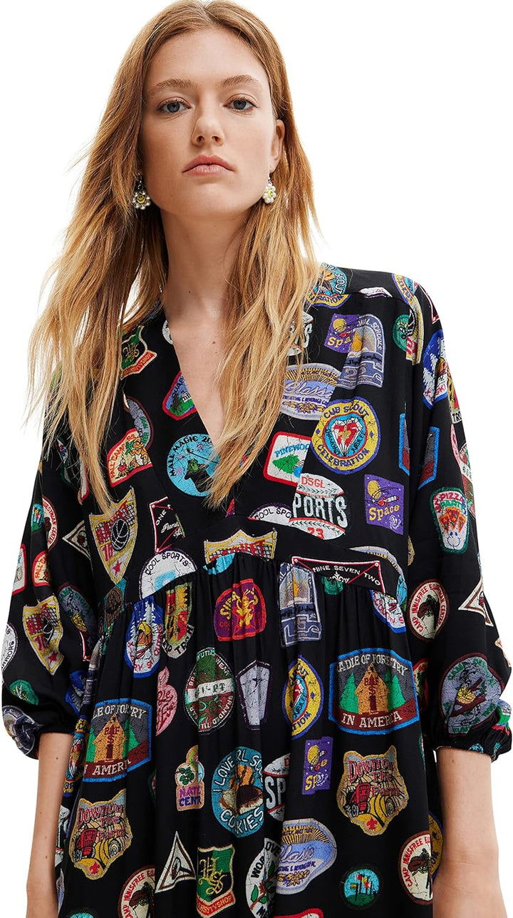 Desigual Damen Casual Dress, XS