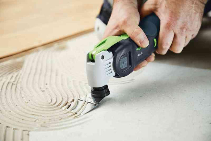 Festool Akku-Oszillierer OSC 18 E-Basic VECTURO (mit Universal-Sägeblatt USB 78/32/Bi/OSC), im Systa