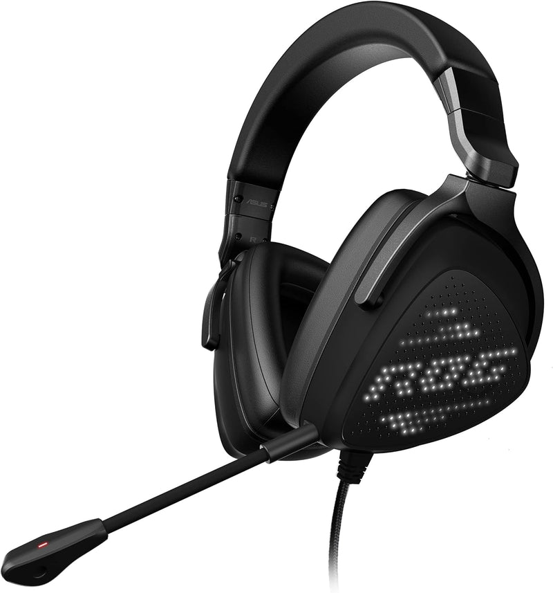 ASUS ROG Delta S Animate Leichtes USB-C-Gaming-Headset mit KI-Rauschunterdrückung Mikrofon, MQA-Rend