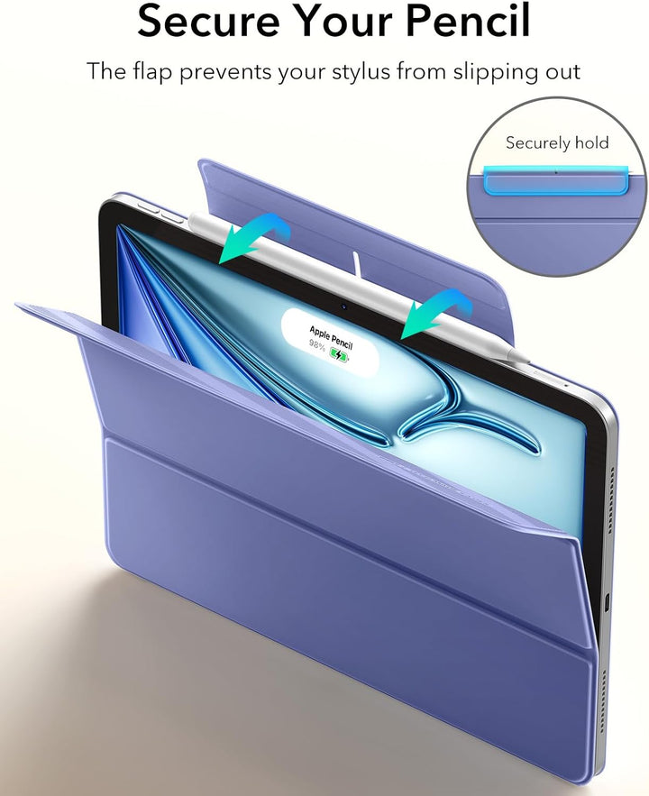 ESR für iPad Air 11 Zoll 2026 Hülle M4/M3/M2, iPad Air 5/4 Hülle (2025/2024/2022/2020) Starke Magnet