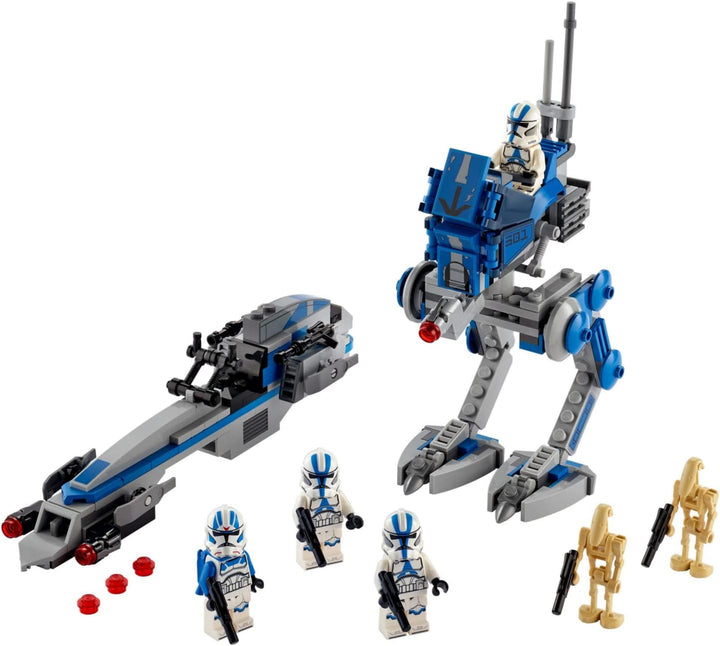 LEGO 75280 Star Wars 501st Legion Clone Troopers;Set for Action-Packed Battles (285 Pieces)