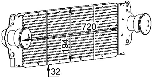 MAHLE CI 80 000P Ladeluftkühler BEHR PREMIUM LINE