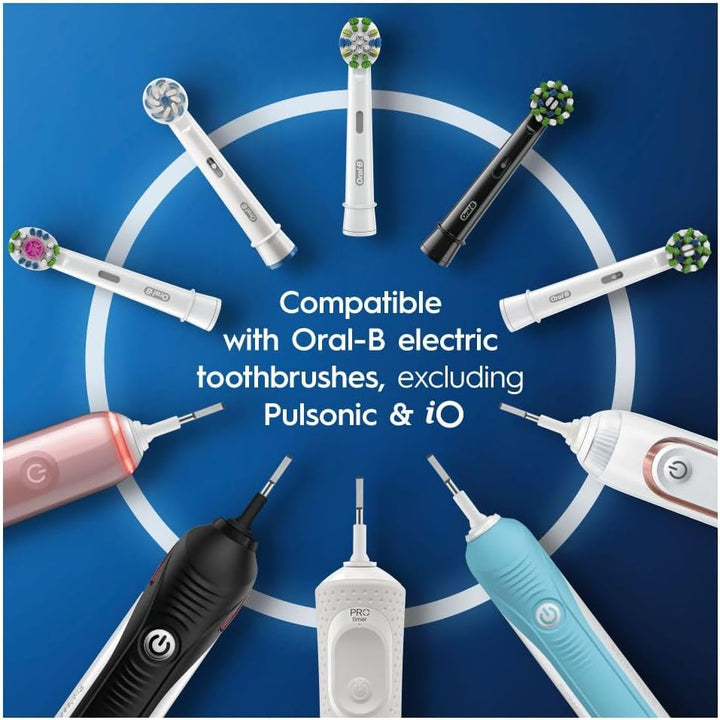 Oral-B CrossAction Aufsteckbürsten für elektrische Zahnbürste, 12 Stück, ganzheitliche Mundreinigung