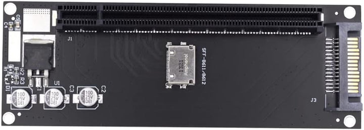xiwai Oculink SFF-8612 SFF-8611 auf PCIE PCI-Express 16x 4X Adapter mit SATA Power Port für Mainboar