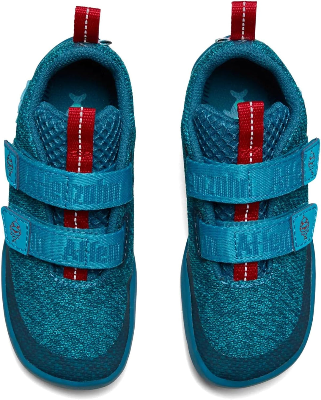 Affenzahn Minimal Sneaker Knit Happy, Hai Blau