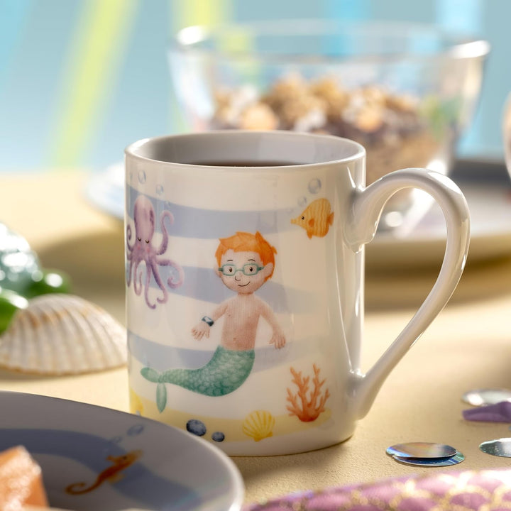 Leonardo Bambini Avventura Kinder Geschirr-Set 3-teilig - Kinder-Geschirr aus Porzellan - Spülmaschi