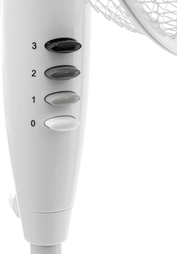 ito electronics ito Standventilator 40 cm Durchmesser weiss-oszillierend + 3 Geschwindigkeiten einst