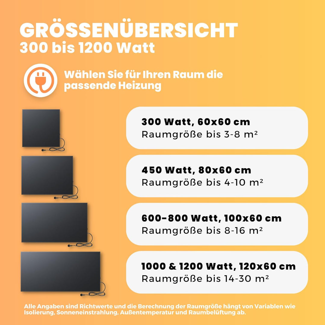 BR Bringer Infrarotheizung Standgerät - 700 Watt - Energiesparend - Mobile Elektroheizung mit Standf