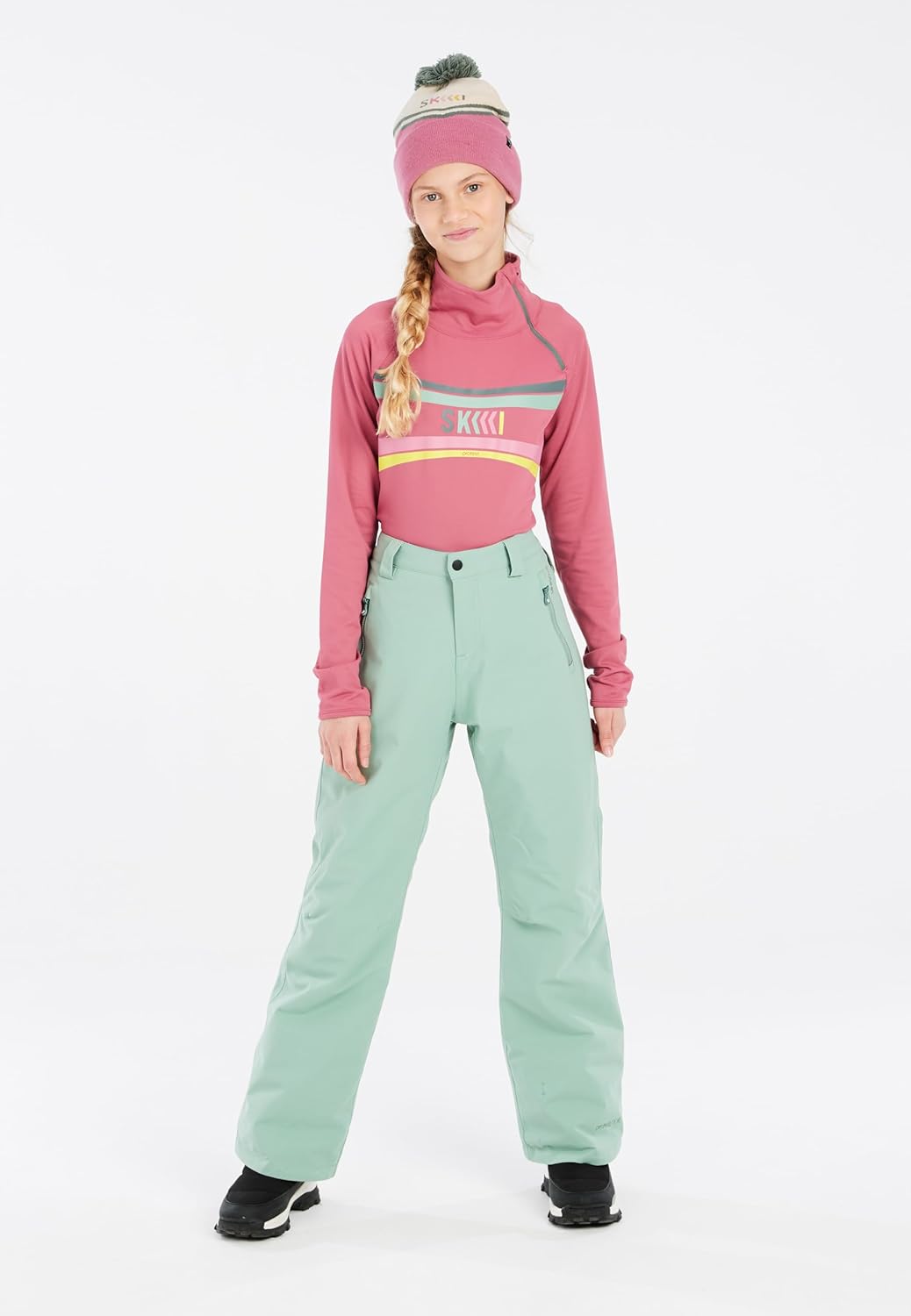 Protest Unisex-Kinder Ski- Und Snowboardhose PRTSTERIO JR 104 Green Baygreen, 104 Green Baygreen