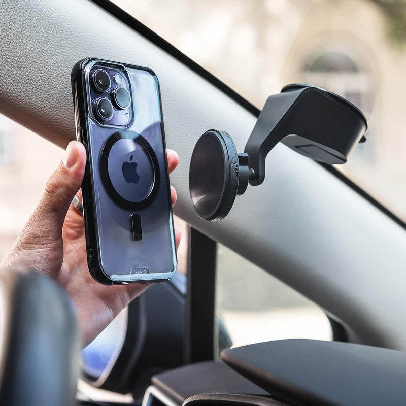 Mous - Durchsichtig Hülle für iPhone 14 Pro - Clarity 2.0 - Handyhülle iPhone 14 Pro MagSafe-Kompati