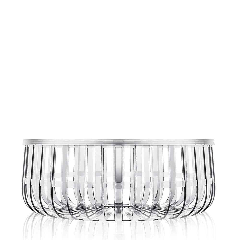 Kartell Panier, Bambus, Crystal, 61 x 21 x 61 cm Cristallo, Cristallo