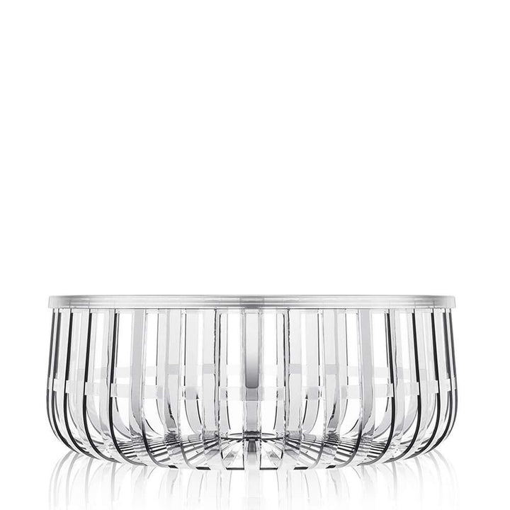 Kartell Panier, Bambus, Crystal, 61 x 21 x 61 cm Cristallo, Cristallo