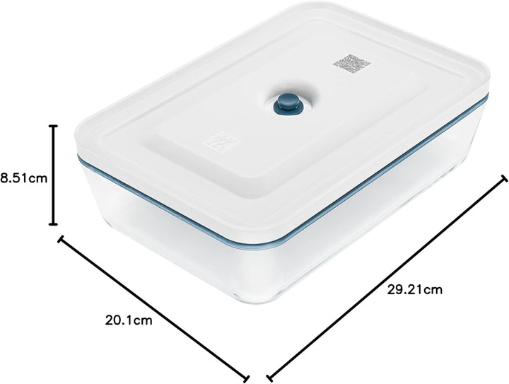 ZWILLING Fresh & Save Vakuum Auflaufform, Glas, La Mer Auflaufform Glas Auflaufform, Auflaufform Gla