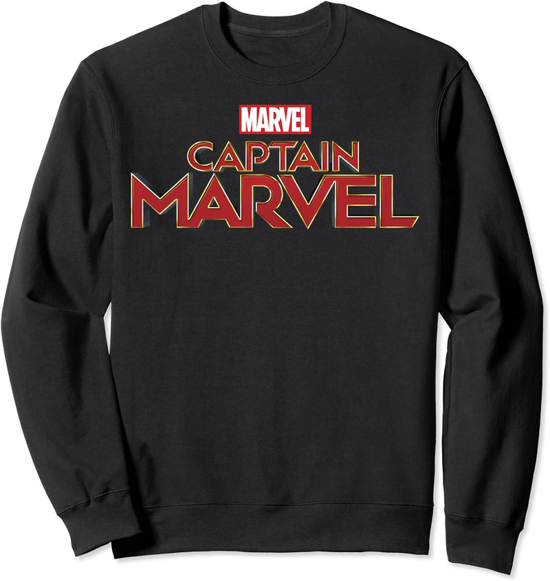 Captain Marvel Title Logo Sweatshirt