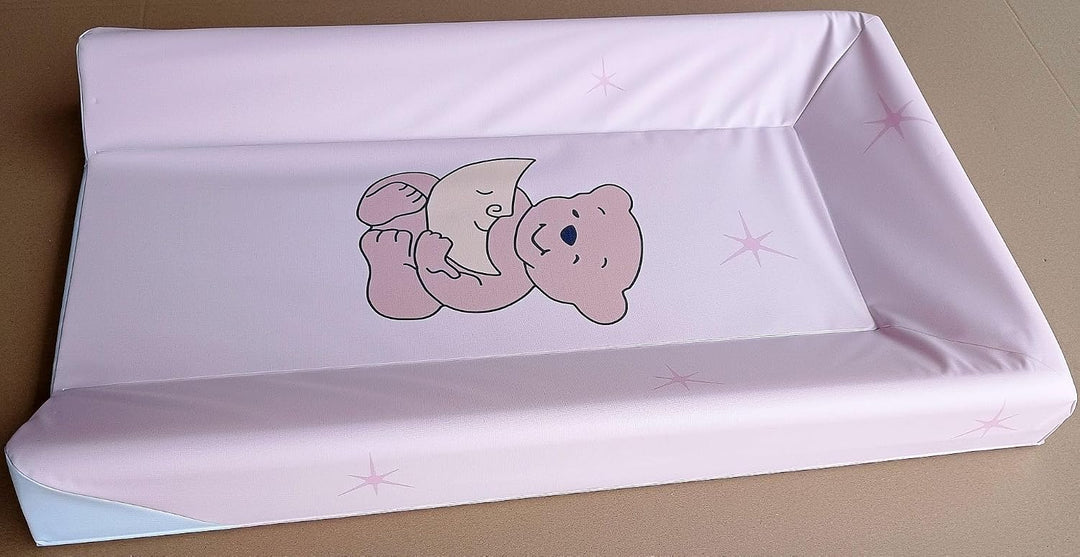 Wickeltisch Wickelbrett Wickelplatte Wickeltischauflage 80x50 cm Phthalatfrei rosa