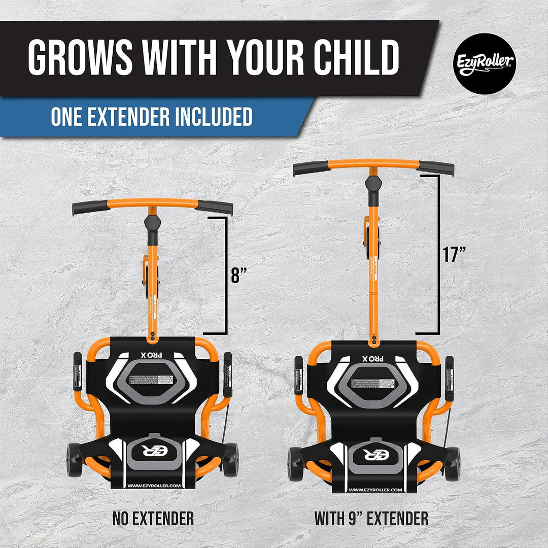 Ezyroller Pro X Fun Fahrzeug Dreirad für Jugendliche und Erwachsene ab 10 Jahre (orange), Orange