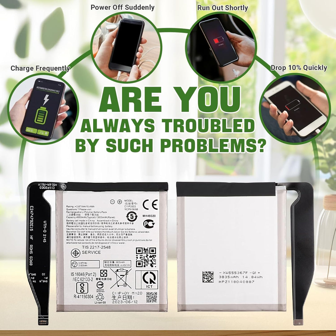 Swark Neu C11P2003 Akku Ersatz Kompatibel mit Asus Zenfone 8 ZS590KS 0B200-0395000 Ersatzbatterie mi