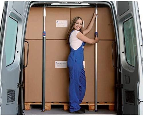 kuriershop 2 x Kim 44 Profi Sperrbalken, Alu, verstellbar, 1550-2050 mm für Airlineschienen
