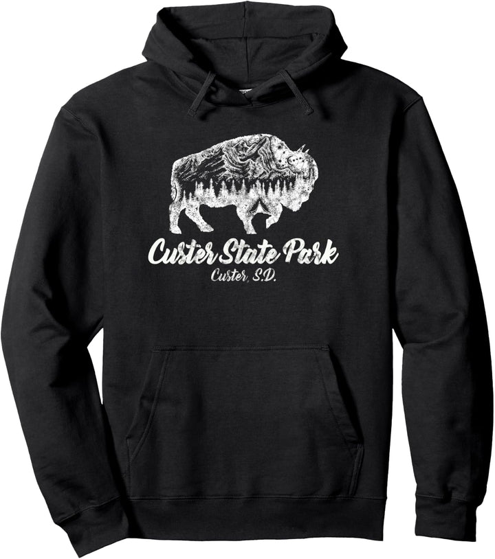 Custer State Park Tee für Bison Lovers South Dakota Pullover Hoodie