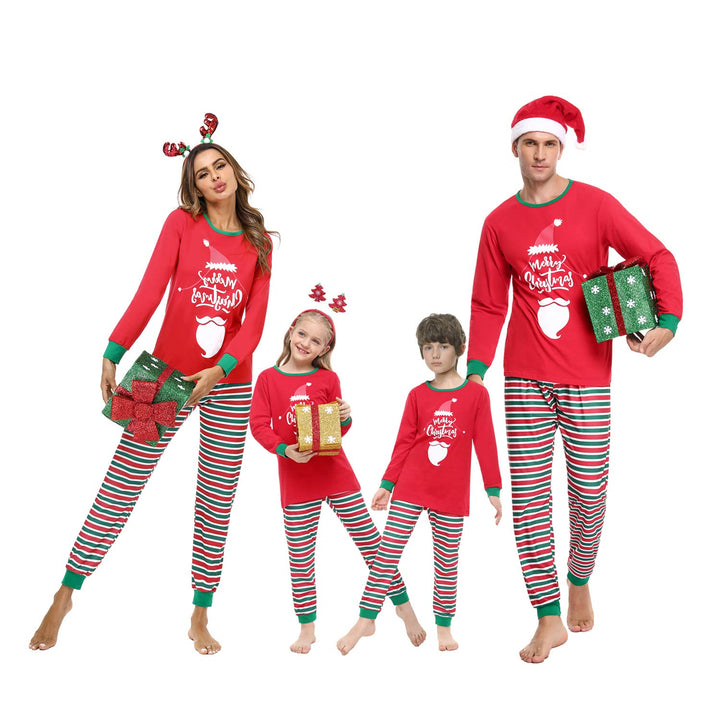 Irevial Damen Irevial Pijamas De Navidad Familia Conjunto, Pijamas Navideños Invierno Manga Larga 2