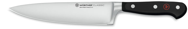 WÜSTHOF Classic Kochmesser 18 cm, Schwarz Schwarz 18 cm Single, Schwarz 18 cm Single