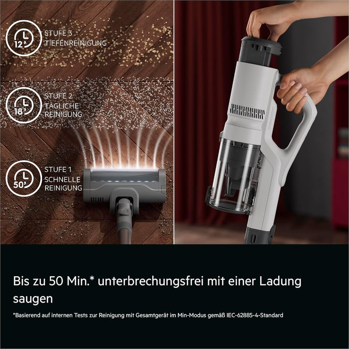 AEG 5000 kabelloser Akku-Staubsauger, Leichtgewicht (1,9 kg), MultiFloor-Bodendüse mit LED & Anti-Ta