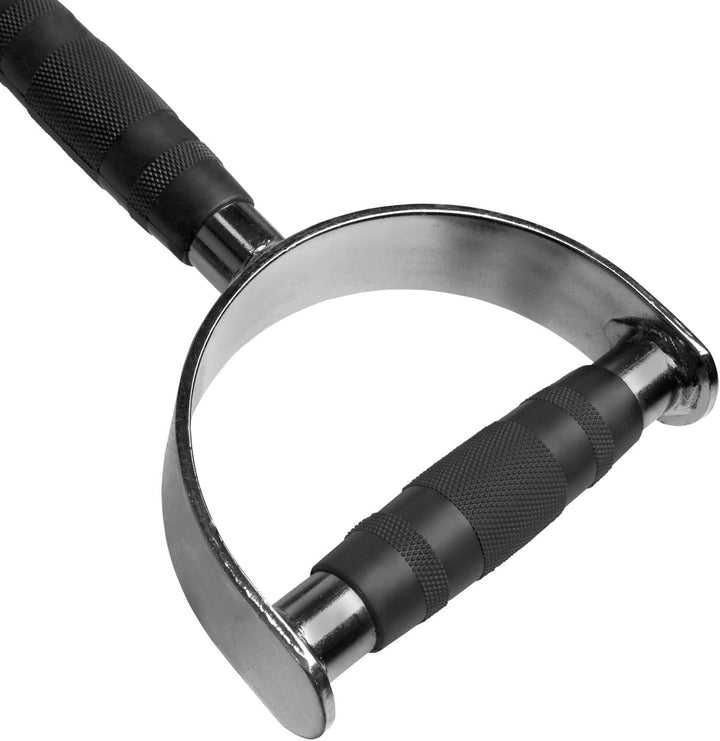 VirtuFit LAT Pulldown Bar Pro - Latzugstange - aus Chrom - Kabelzuggriff, Gerade Stange, Bizeps Stan