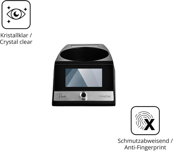 dipos 2x Displayschutzfolie 9H klar für Panetti PrimoChef