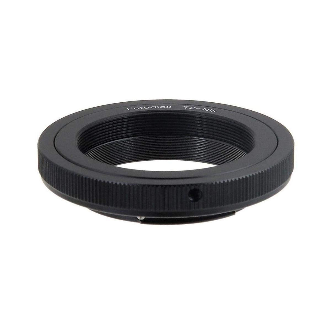 Fotodiox Lens Mount Adapter Compatible with T-Mount (T/T-2) Thread Lenses on Nikon F-Mount Cameras T