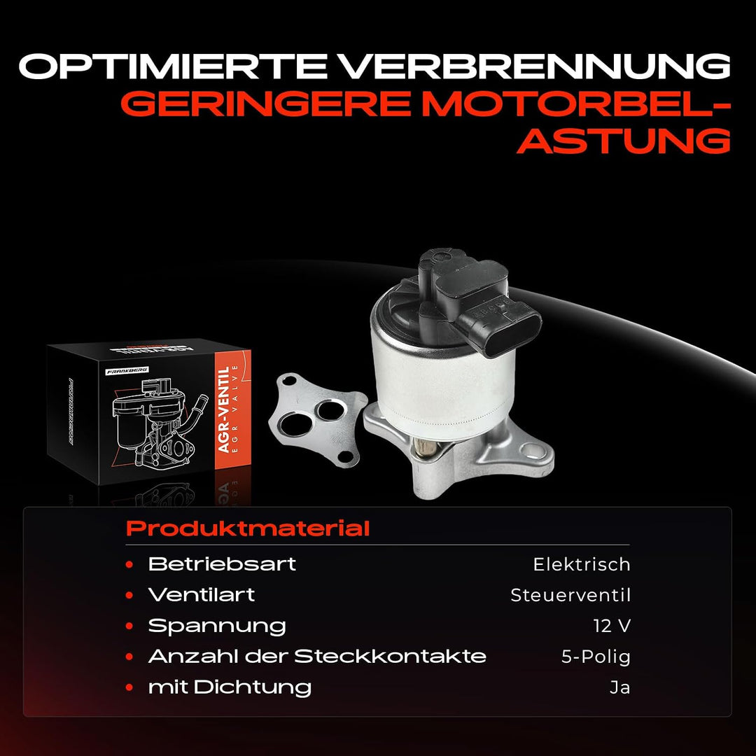 AGR-Ventil Abgasrückführung für C4 Coupe C5 I II C8 Evasion Jumpy Xsara Scudo Ulysse Phedra Zeta 206