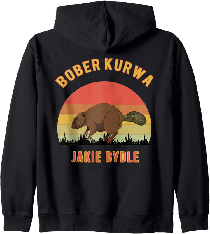 Kurwa Bober lustig Bober Meme Kapuzenjacke