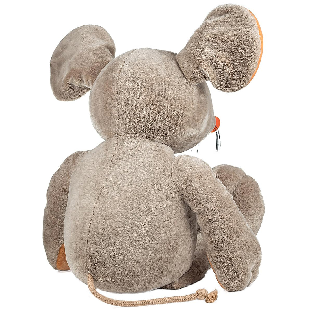 Schaffer 4754 - Plüsch Maus Eddi - Kuscheltier - Grösse (XL) 58 cm | Extra weich - Waschbar bei 30 °