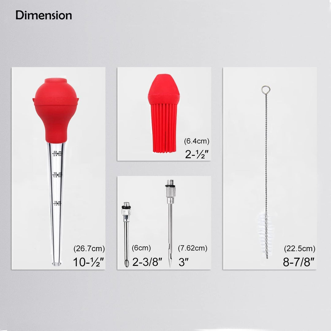 KAYCROWN Truthan-Bratset mit 4 Teilen von kommerzieller Qualität aus FDA-Silikon, inklusive Bratensp
