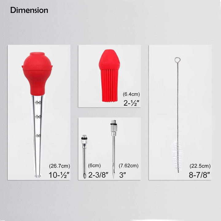 KAYCROWN Truthan-Bratset mit 4 Teilen von kommerzieller Qualität aus FDA-Silikon, inklusive Bratensp