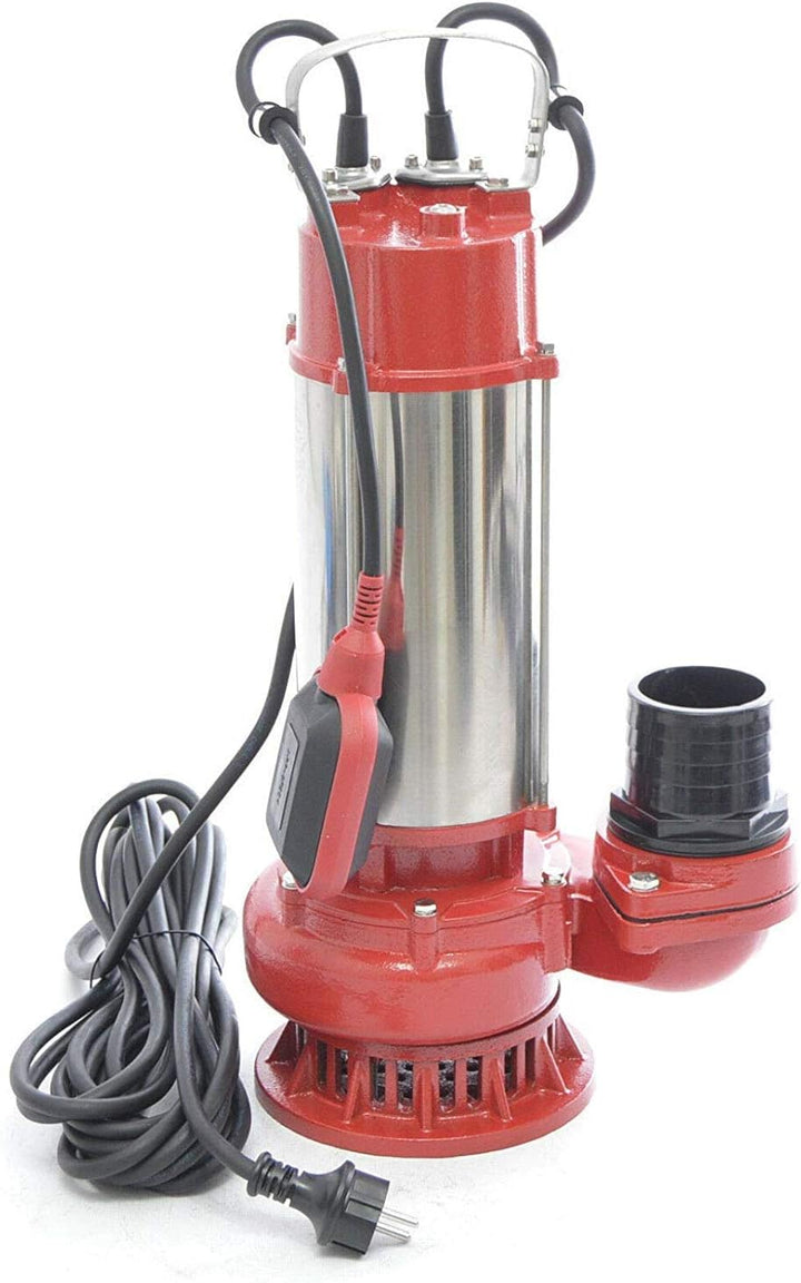 Leistungsstarke Schmutzwasserpumpe SWQ1500 PRO Tauchpumpe Wasserpumpe 1,5kW 1200l/min Grubenpumpe Ba