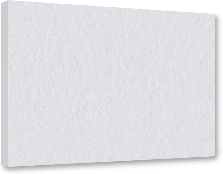 platino24 Schallabsorber aus Basotect G+, 1 Absorberelement Rechteck 82,5x55cm in Weiss, Akustikverb