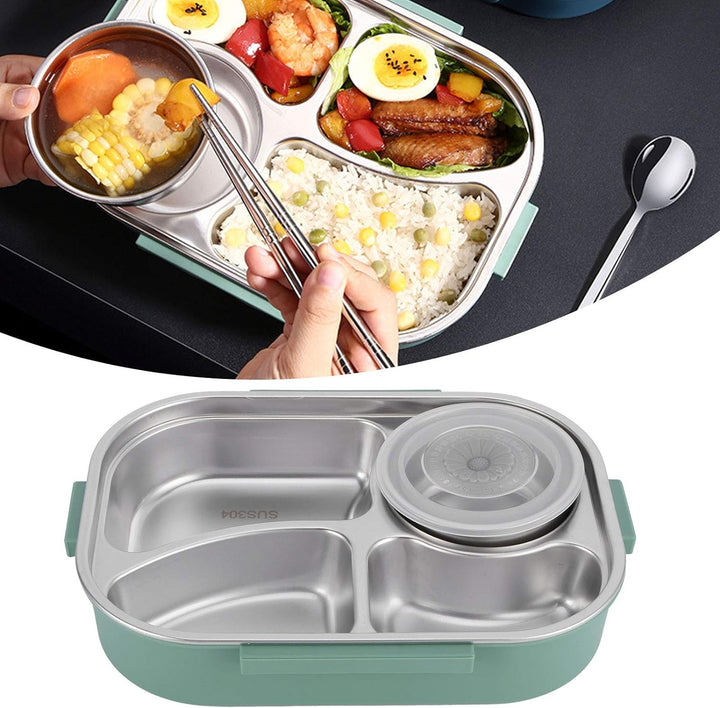Niiyen Lunchbox-Behälter, Bento-Lunchbox, Edelstahl-Lunchbox, Edelstahl-Lunchbox Tragbare Bento-Box