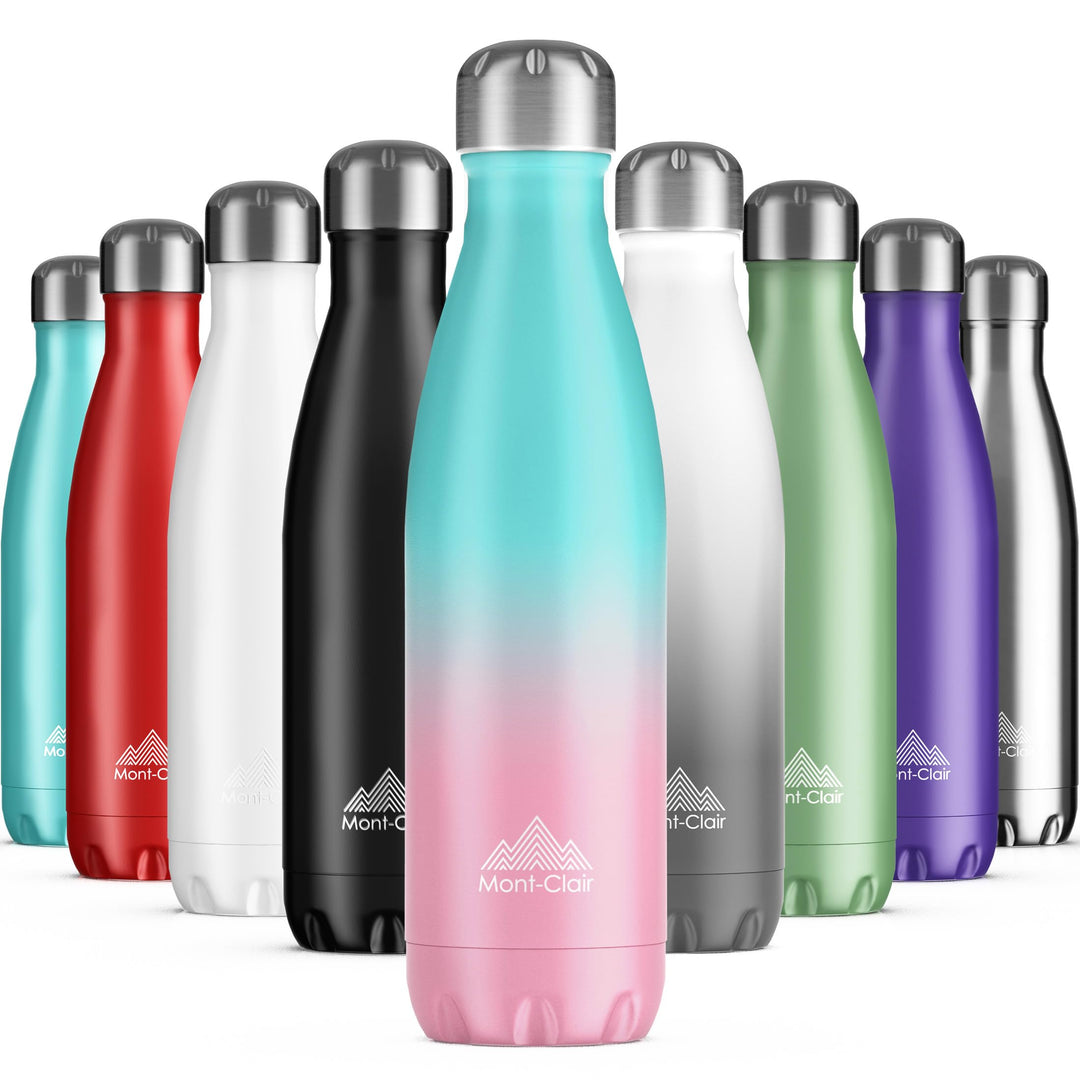 Mont-Clair Trinkflasche Edelstahl - Thermosflasche - BPA-freie - Water Bottle, Edelstahl trinkflasch