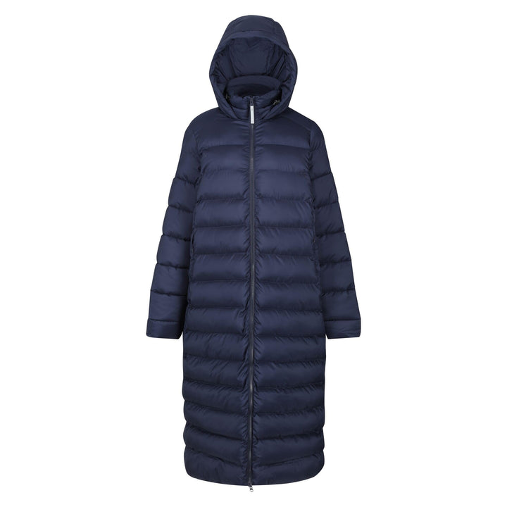 Regatta Damen Longline Padded Hooded Jacket Coat Gefütterter Mantel (1er Pack) 48 Marine, 48 Marine