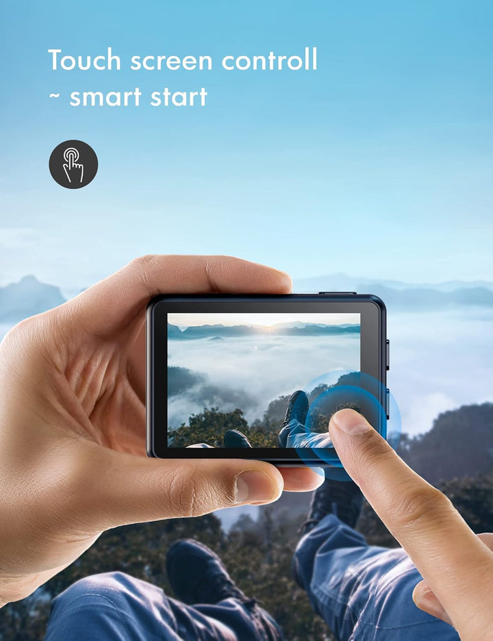 WOLFANG GA200 Action Cam 4K 24MP Unterwasserkamera WiFi 40M wasserdichte EIS Bildstabilisator Touchs