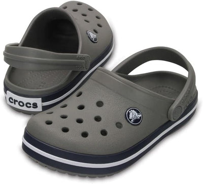 Crocs Crocband Clogs – Unisex Kinder Clogs – Leichtes und langlebiges Design – Navy/Rot – Grösse 20-