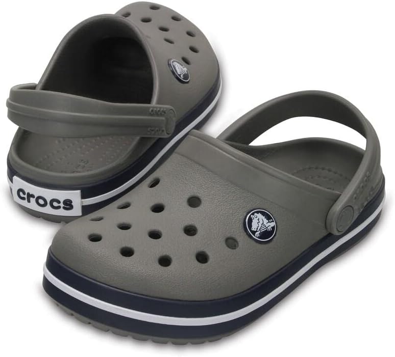 Crocs Crocband Clogs – Unisex Kinder Clogs – Leichtes und langlebiges Design – Navy/Rot – Grösse 20-