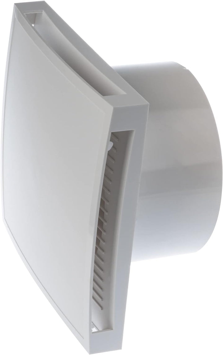 LIRAST Ø 150mm Weiss Badlüfter mit Timer und Feuchtesensor - Ventilator/Lüfter für Effiziente Belüft