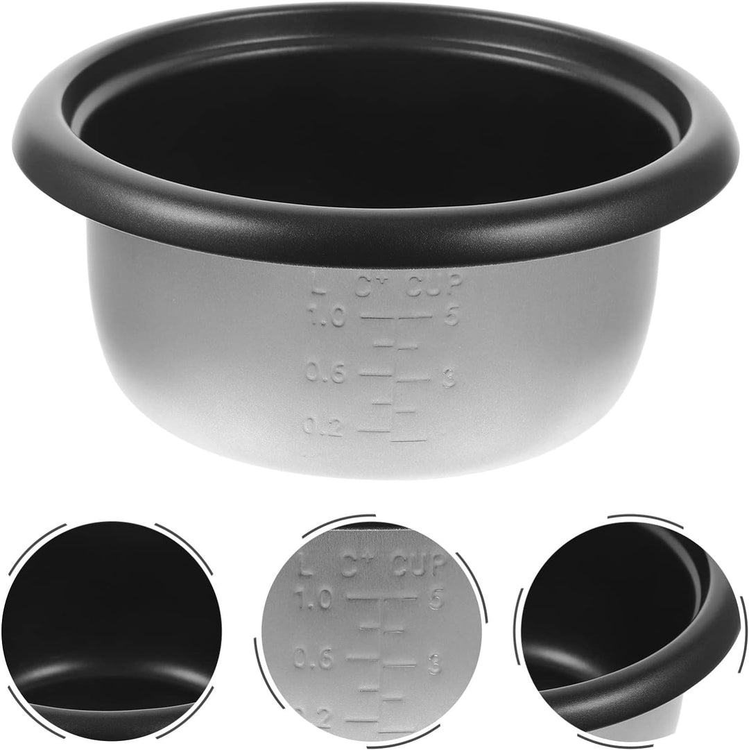 BESTonZON Reiskocher Innentopf Antihaft Reiskocher Topf Ersatz Innenkochtopf Reiskocher Innenbehälte