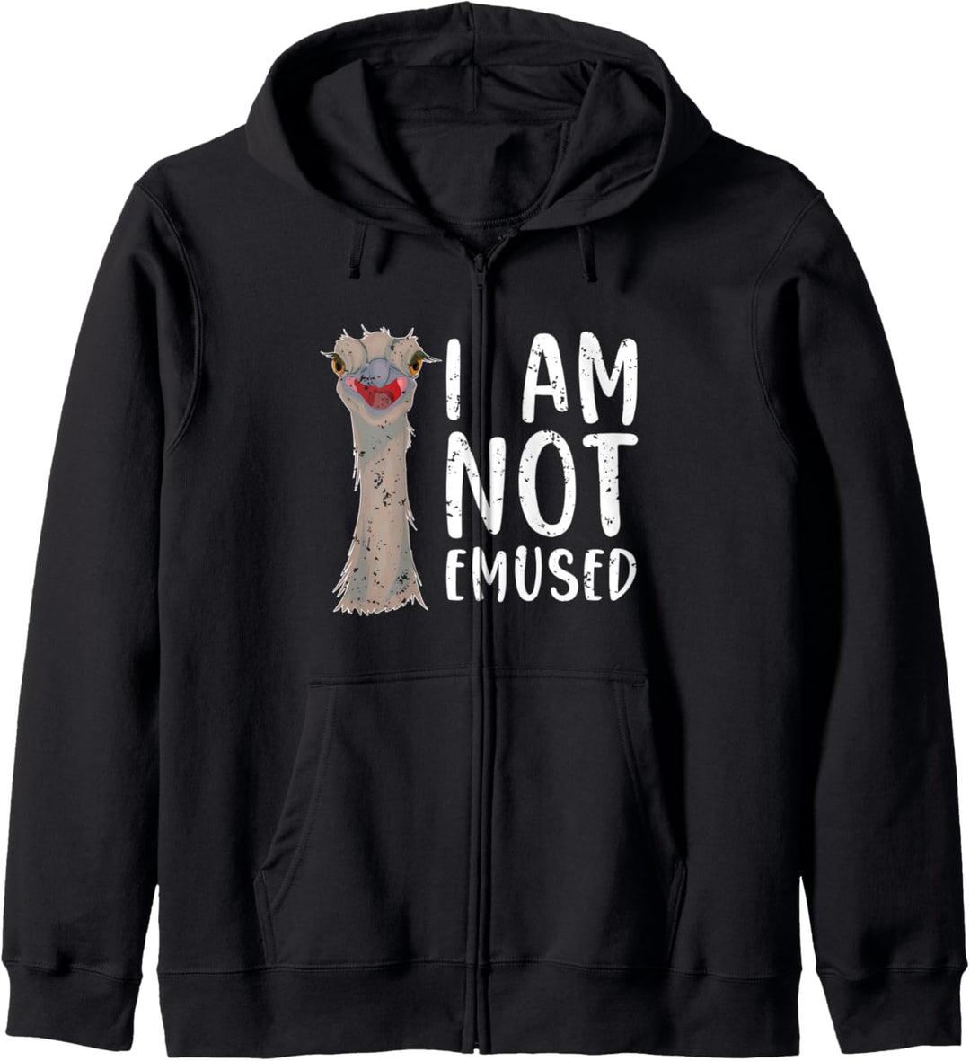 Ich bin nicht emused Lustig Flightless Bird Australia Animal Emu Kapuzenjacke