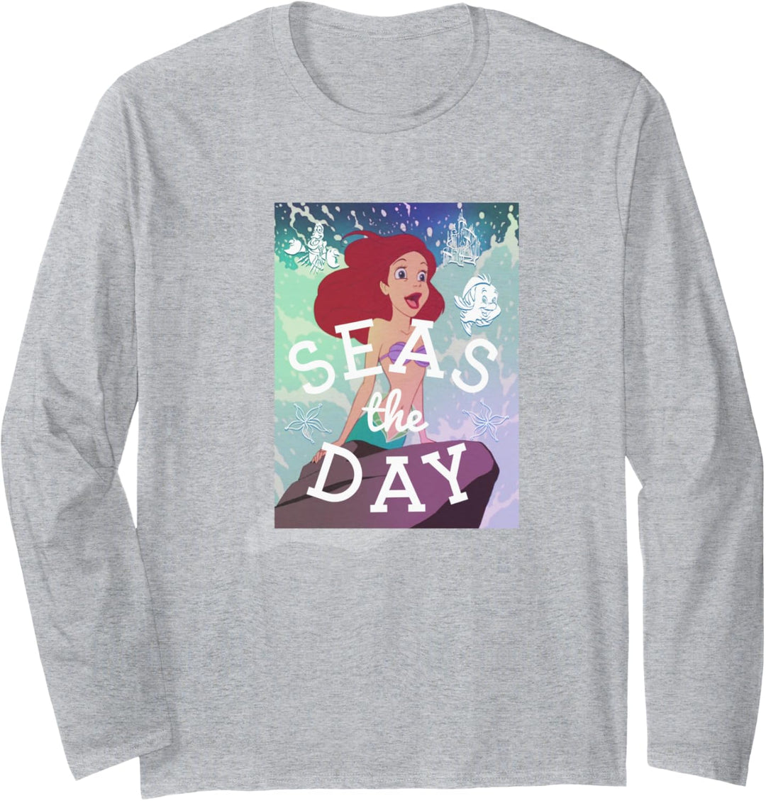 Disney The Little Mermaid Ariel Seas The Day Langarmshirt