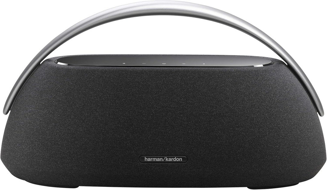 Harman Kardon Go + Play 3 Bluetooth Box in Schwarz – Tragbarer Lautsprecher mit 8-Stunden-Akku und k