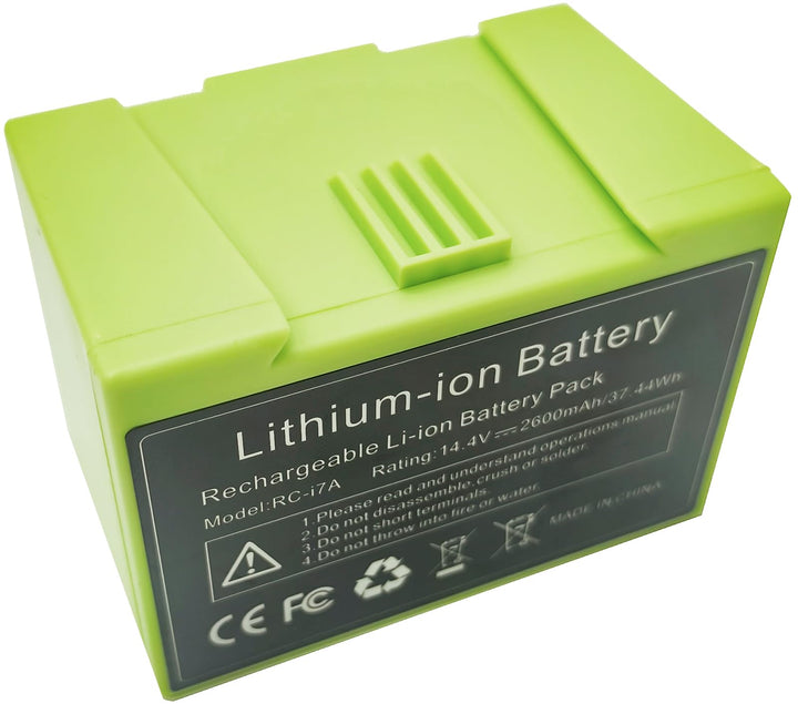 2600mAh akku Ersatz für iRobot Roomba i3 i3+ i4 i4+ i7 i7+ E5 E6 Serie i3 3150 i3+ 3550 e5 5150 e515