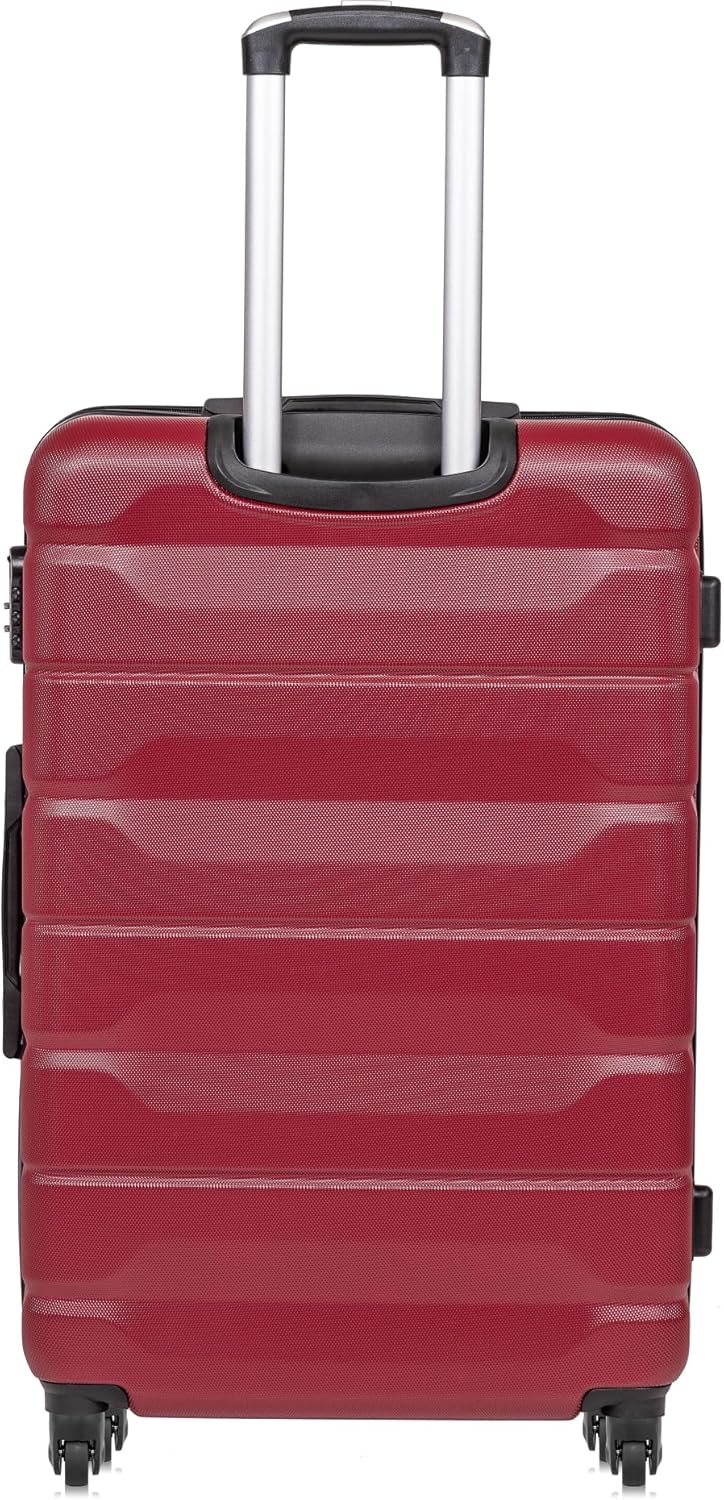 OCHNIK Grosser Koffer | Hartschalenkoffer | Farbe: Rot | 76x49x29 cm | Grösse: L | Reise-Koffer mit