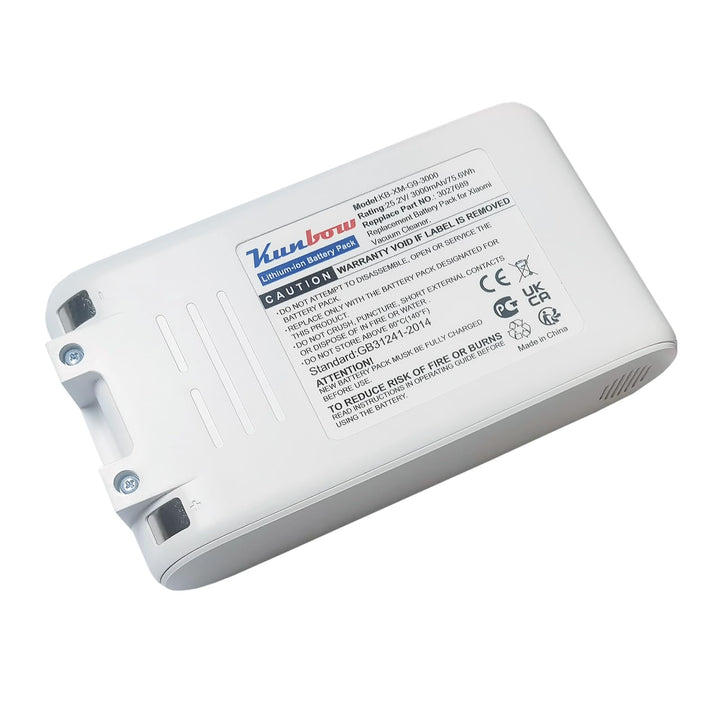 3000mAh Ersatzakku für Xiaomi G9, G9 Plus, G10, G10 Plus Staubsauger, akku für Dreame T10, T20, T20